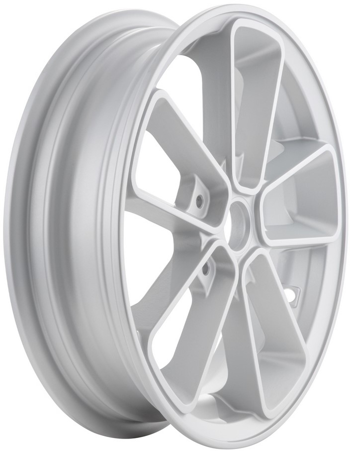 Cerchio anteriore/posteriore 12" per Vespa GTS/​GTS Super/​GTV/​GT 60/​GT/​GT L 125-300ccm, argento