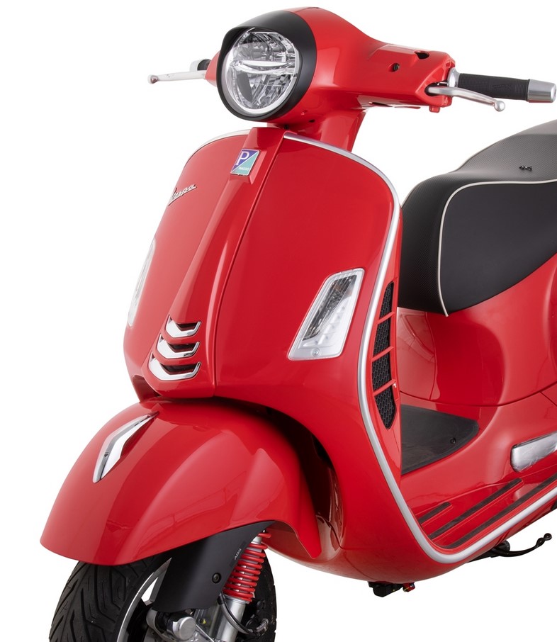 Anello faro per Vespa GTS/​GTS Super HPE 125/​300 ('19-), nero opaco