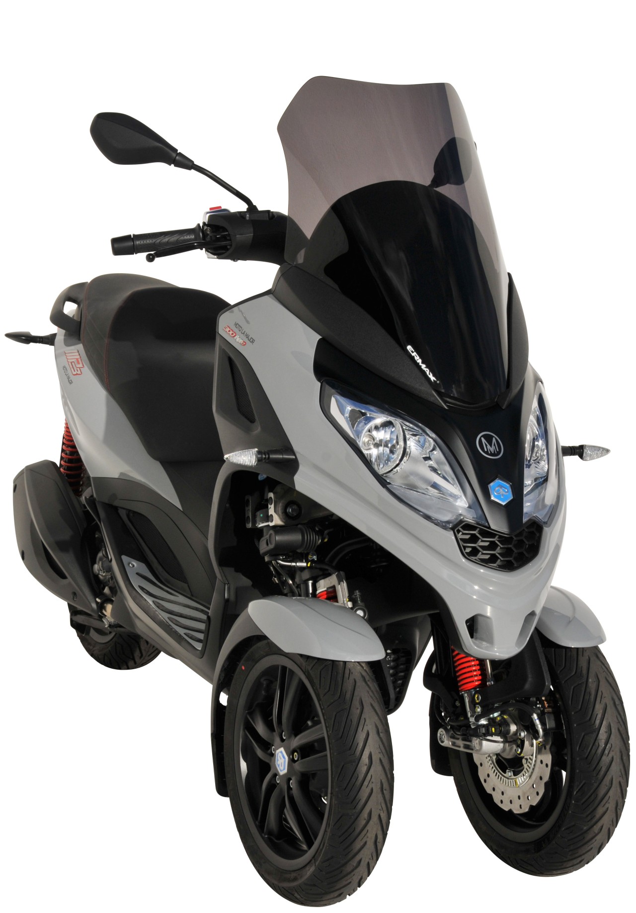 Parabrezza ERMAX Sport Touring per Piaggio MP3 300 / SPORT HPE (19-), colorato/nero chiaro