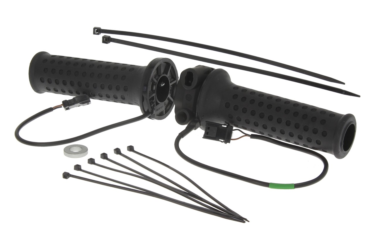 Manopole riscaldate nere per Piaggio MP3 310