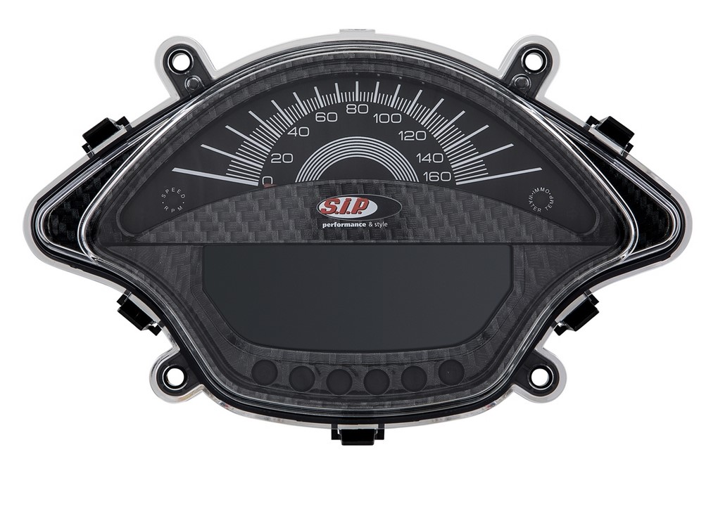 Contagiri/tachimetro per Vespa GTS/​GTS Super 300ccm FL ('14-), carbon look