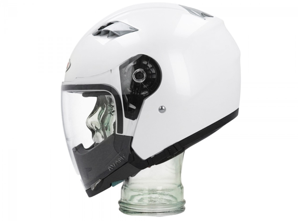 Casco modulare Shiro, SH414, sistema, bianco