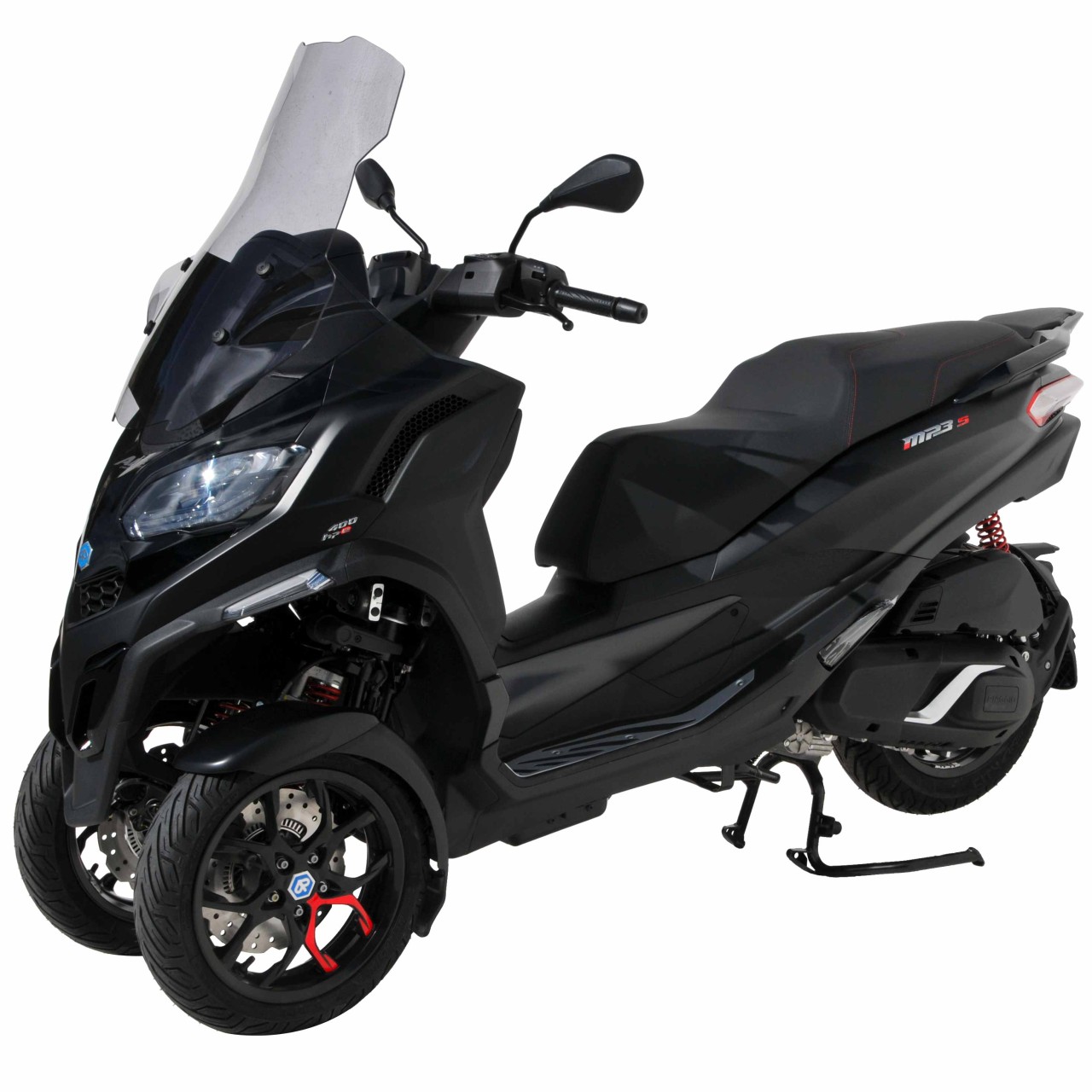 Parabrezza ERMAX con paramani per Piaggio MP3 400 HPE (-22), colorato/nero chiaro