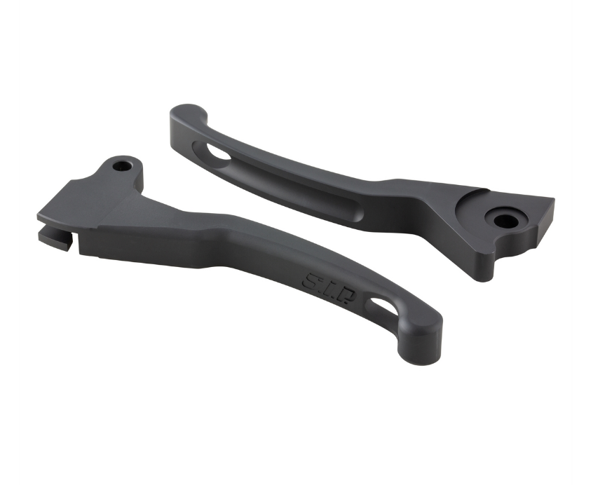 Set di leve sportive freno Shorty per Vespa LX /LXV /S /Primavera /Sprint 50-150ccm, nero opaco
