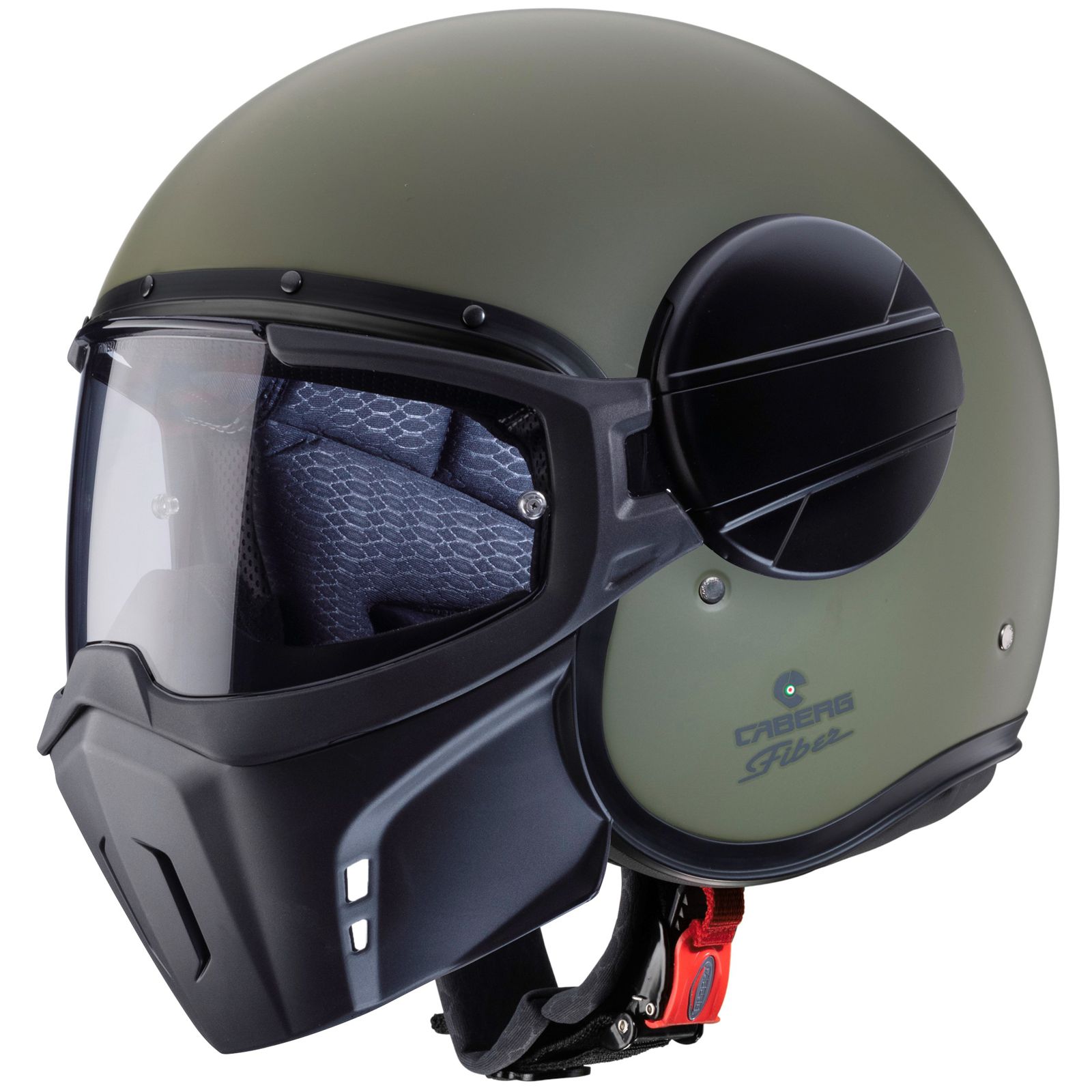 Casco Caberg Ghost, verde opaco