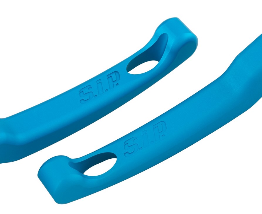 Set leve freno sportive Shorty per Vespa, destra e sinistra, blu opaco