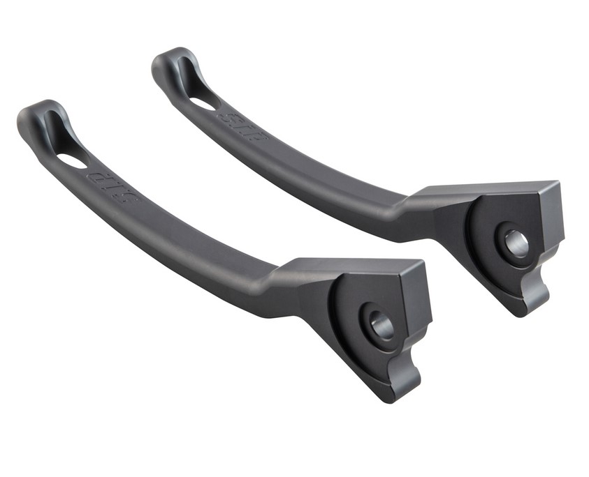 Set leve freno sportive per Vespa, destra e sinistra, grigio opaco