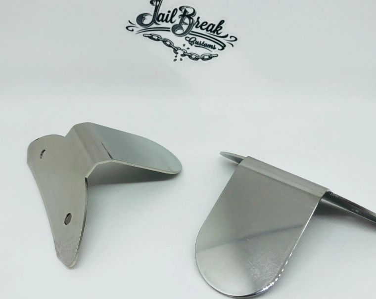 Porta Pickerl per adesivo di controllo austriaco per Vespa GTS/GTS Super/GTV/GT, acciaio inox lucido