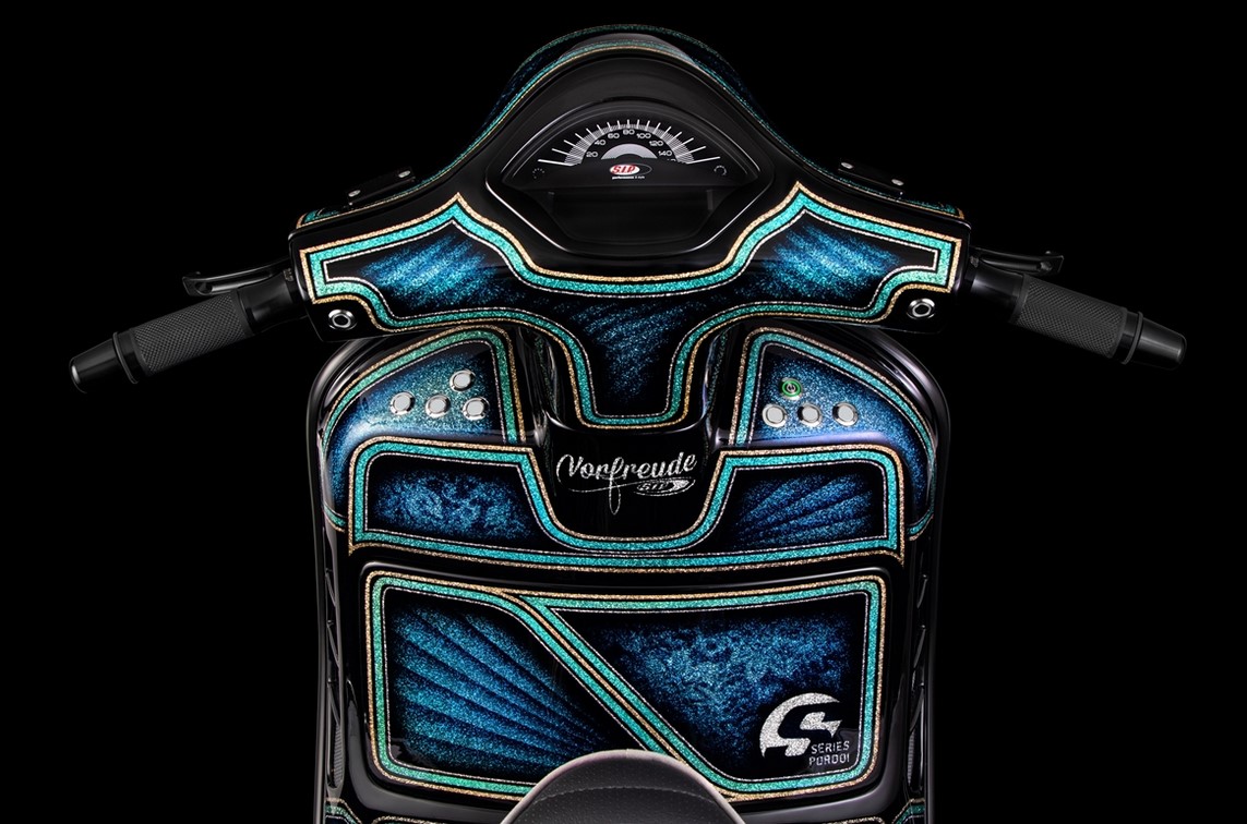 Contagiri/tachimetro per Vespa GTS/​GTS Super 300ccm FL ('14-), carbon look