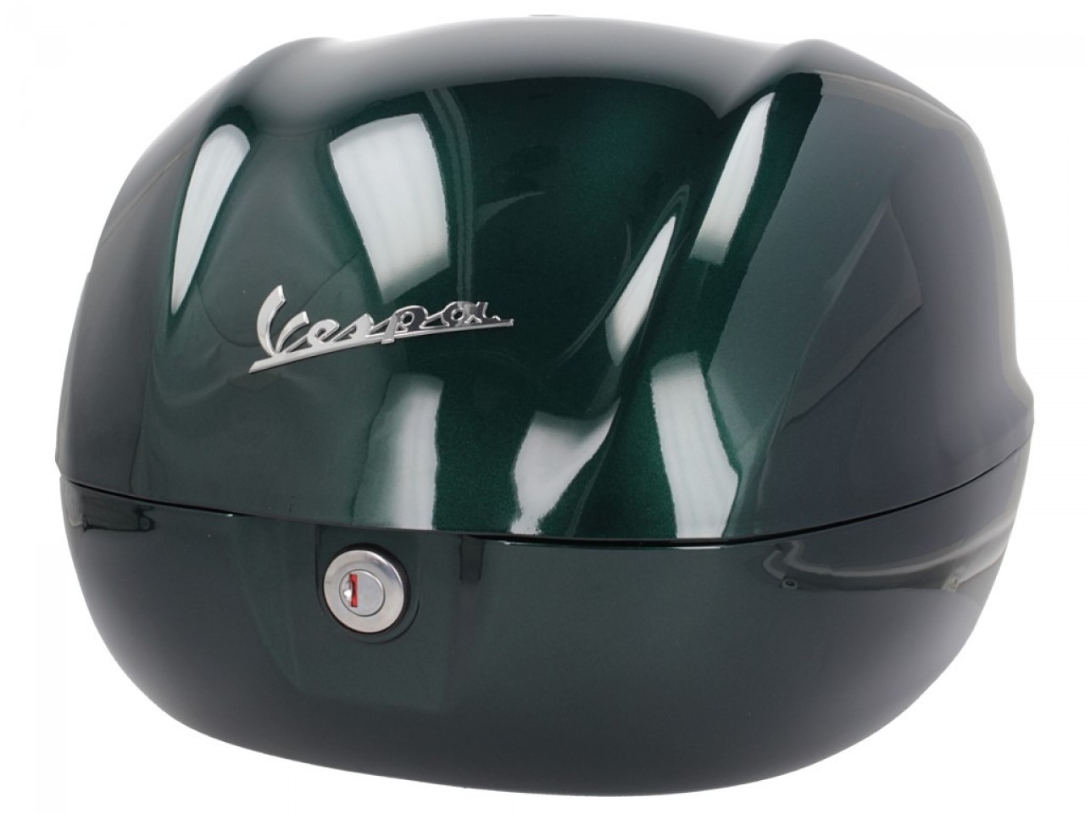 Bauletto originale 32 l. per Vespa Primavera / Sprint / GTS Racing anni '60 Verde Bosco 349/A