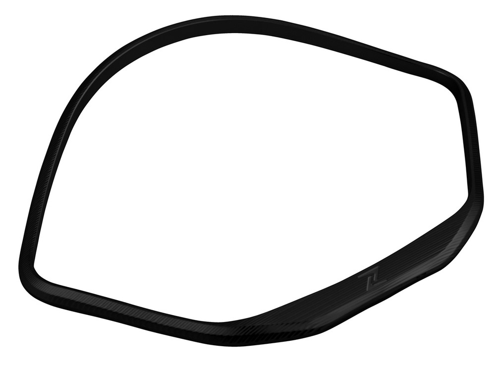 Anello decorativo tachimetro per Vespa GTS/​GTS Super/​GT/​GT L 125-300ccm (-'13), nero