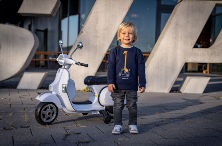 Felpa per bambini "Looong Run", blu