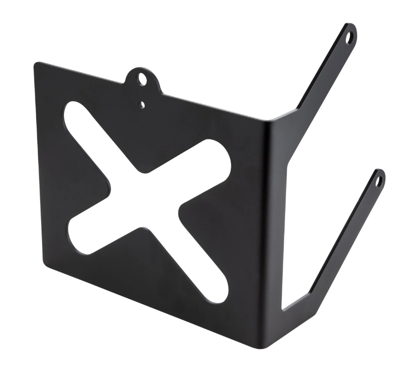 Porta targa laterale per Vespa GTS/GTS Super/GTV/GT, nero opaco