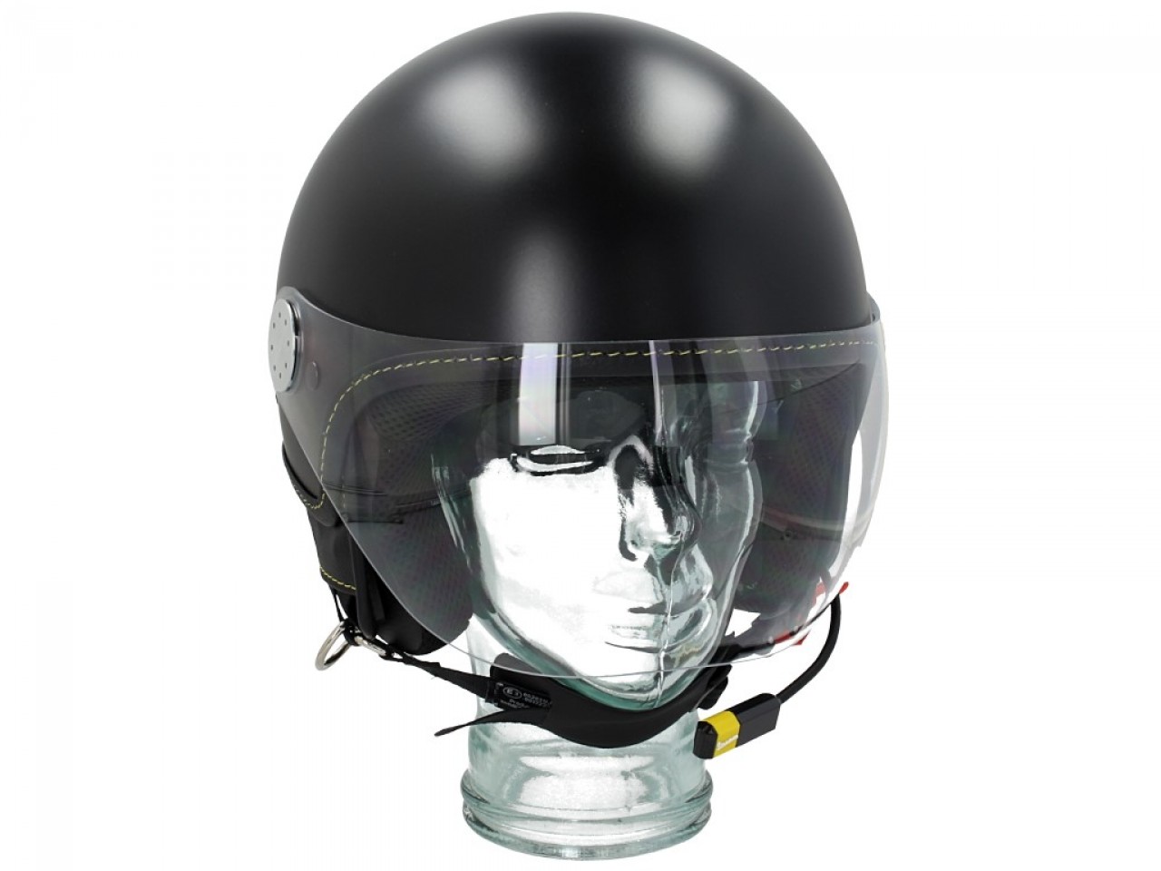 Vespa Jet Casco Visiera 3.0 Bluetooth nero