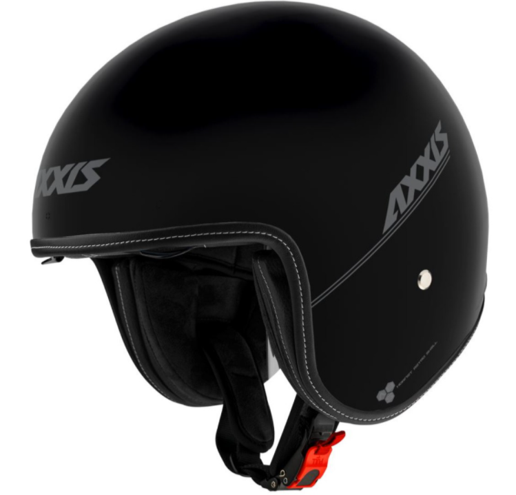 Casco jet Axxis, Hornet SV, nero opaco