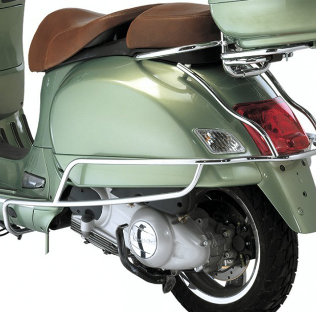 Crash bar posteriore cromato per Vespa GTS