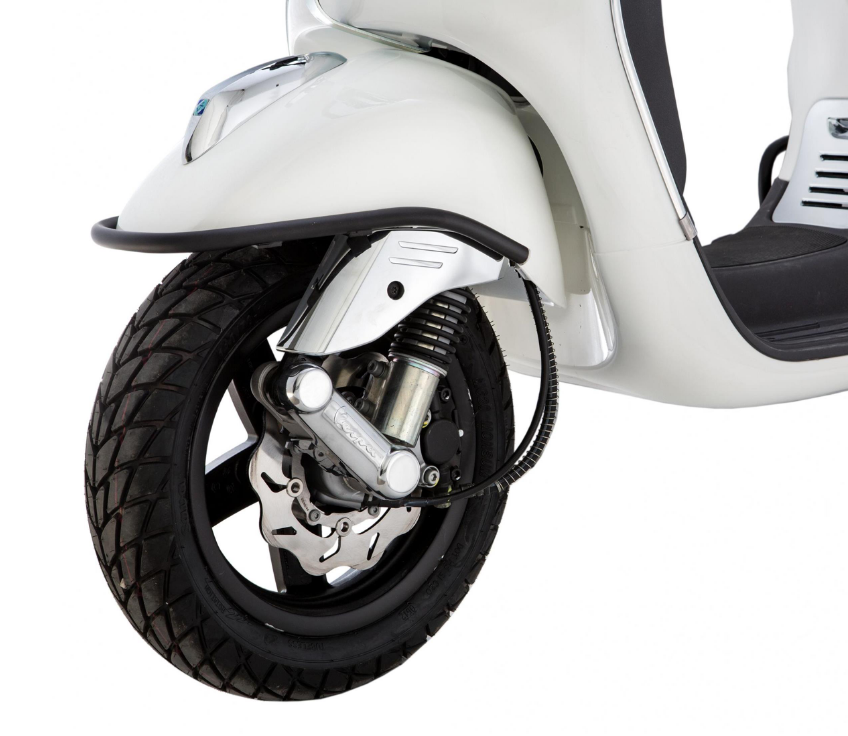 Paraurti anteriore per Vespa LX/LXV/S 50-150cc, nero opaco