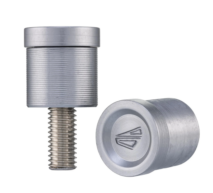 Copriforo per specchietto destro e sinistro FABRICA per Vespa, grigio anodizzato