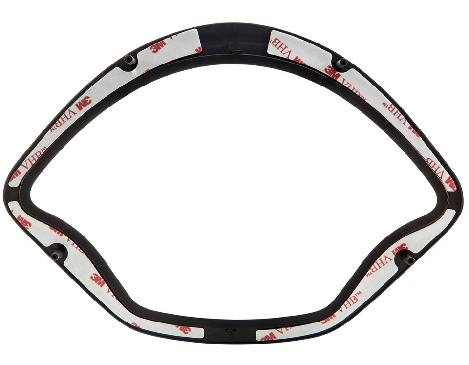 Anello decorativo tachimetro per Vespa GTS/​GTS Super 125-300ccm ('14-), nero lucido