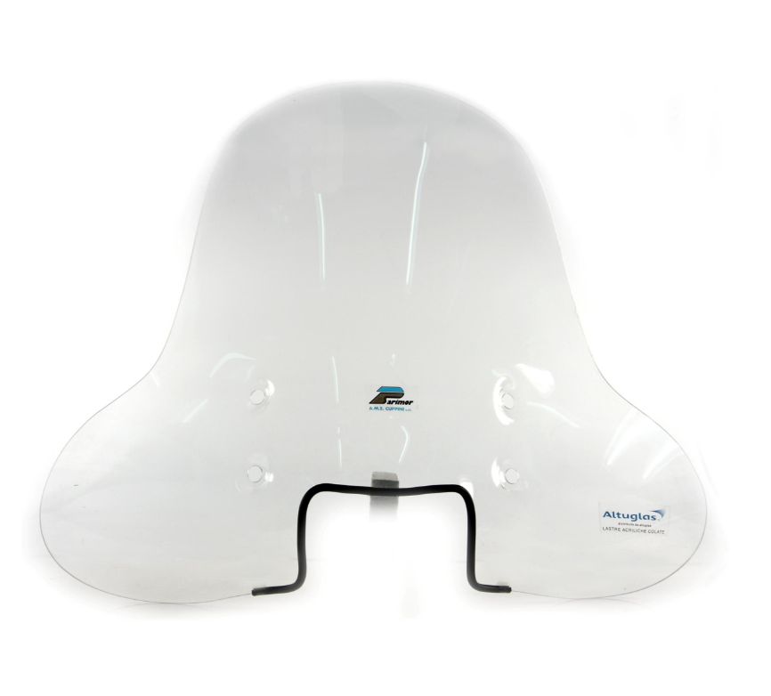 Parabrezza CUPPINI alto per Vespa S 50-150cc, trasparente