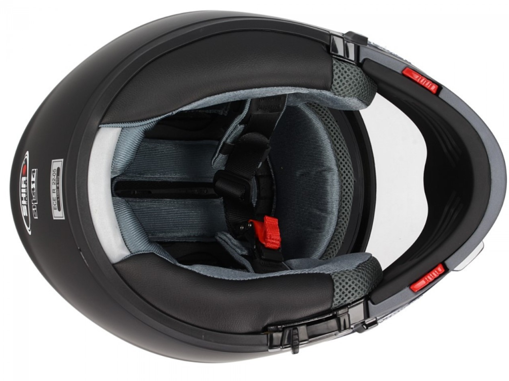 Casco modulare Shiro, SH414, sistema, nero opaco