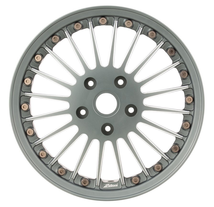 Cerchio Sport Classic anteriore/posteriore per Vespa GTS/​GTS Super/​GTV/​GT/​946 125-300ccm, grigio opaco