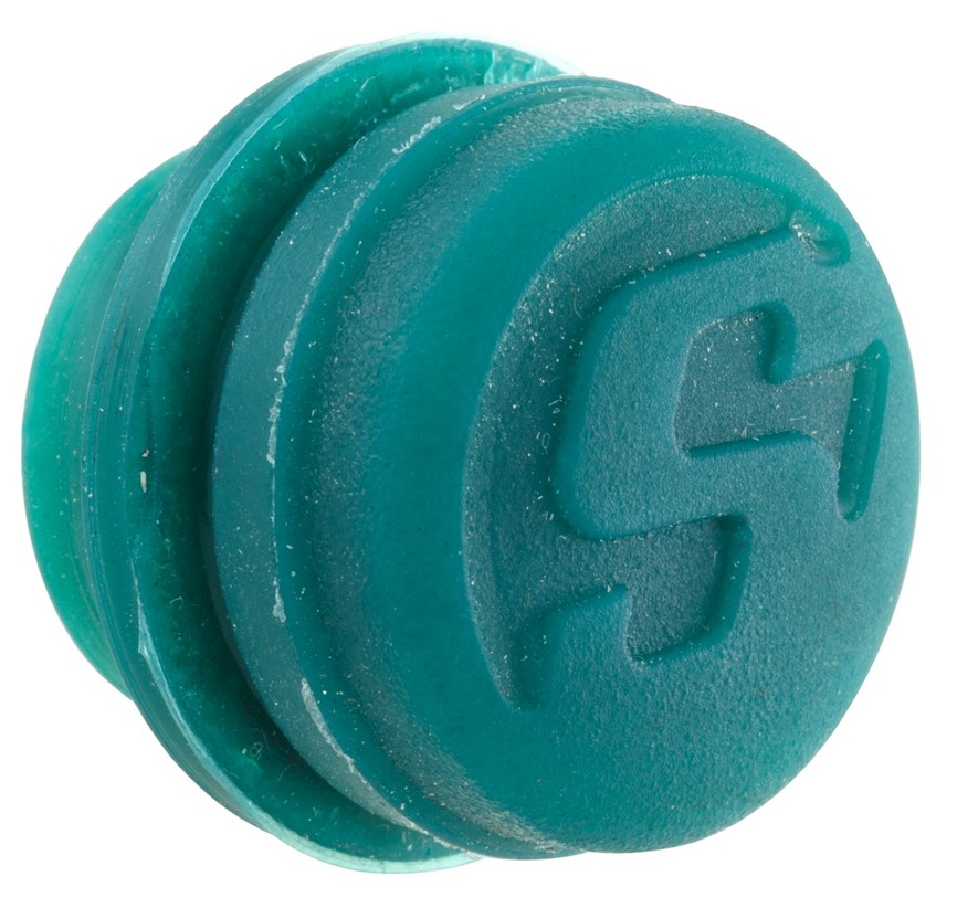Tappo di copertura per pesi terminali barra, verde