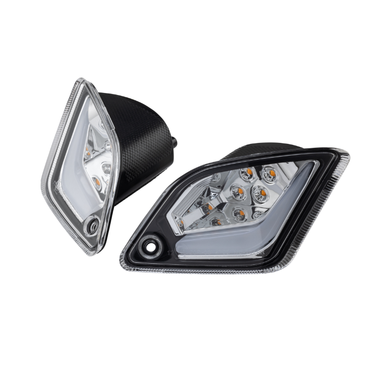 Kit indicatori di direzione anteriori e posteriori per Vespa GTS/GTS Super/GTV 125-300cc, trasparente