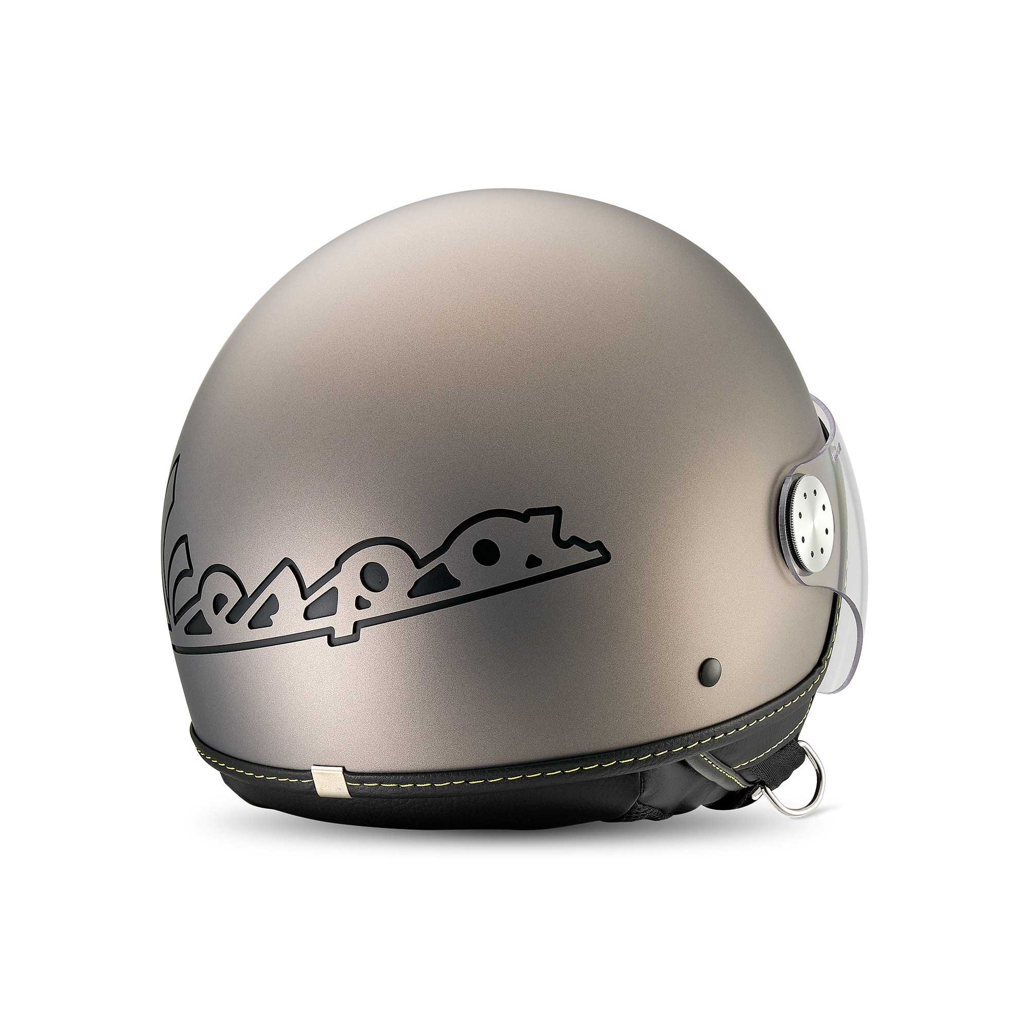 Vespa Jet Casco Visiera 4.0 Grigio Ottimista Matt - Bluetooth