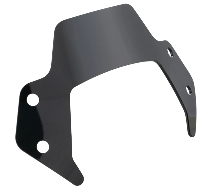 Paravento senza supporto nero oscurato per Vespa Sprint 50-150cc 2T/4T