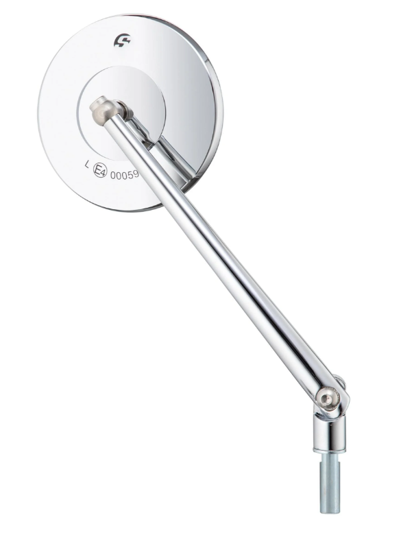 Specchio standard per Vespa, filettatura destra, cromo