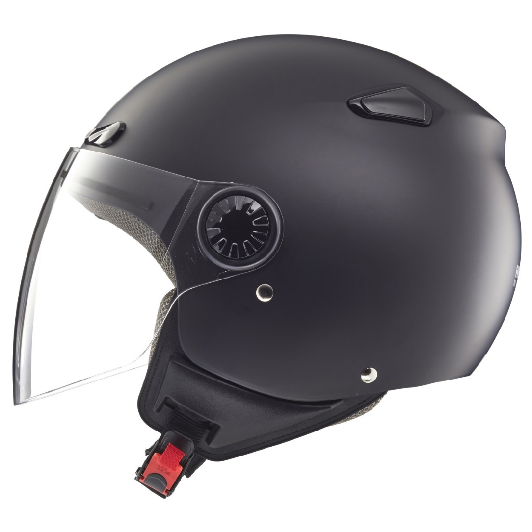 Casco Helmo Milano Jet, Oscuro, nero, opaco