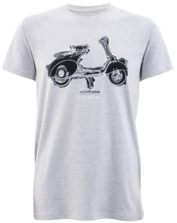 T-Shirt "Faro Basso Fender Light Feeling", grigio melange