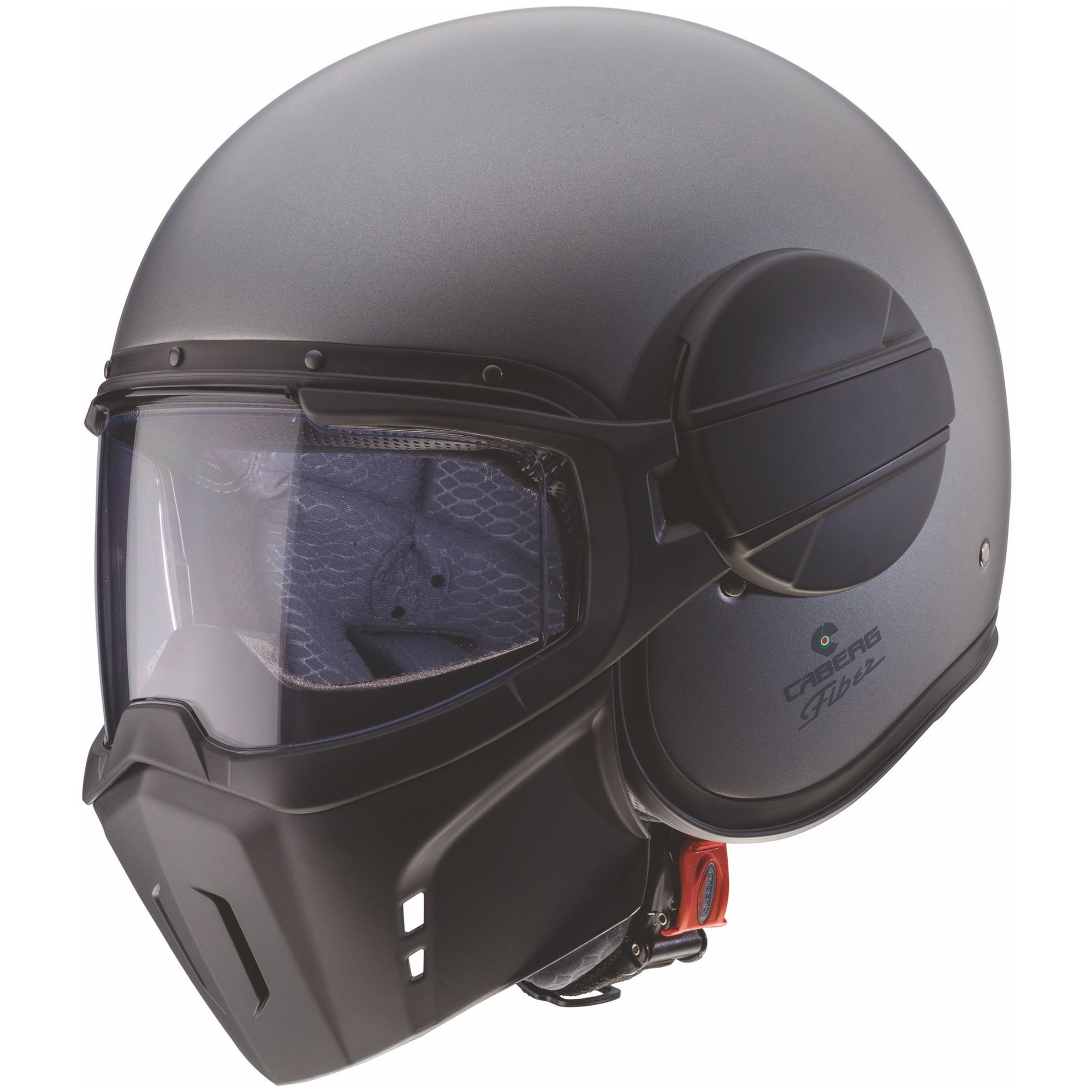 Casco Caberg Ghost X opaco-fucile metallizzato