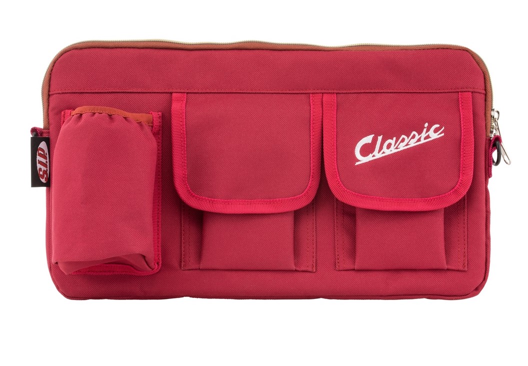 Borsa "Classic" per vano bagagli/portaoggetti Vespa - rossa, nylon