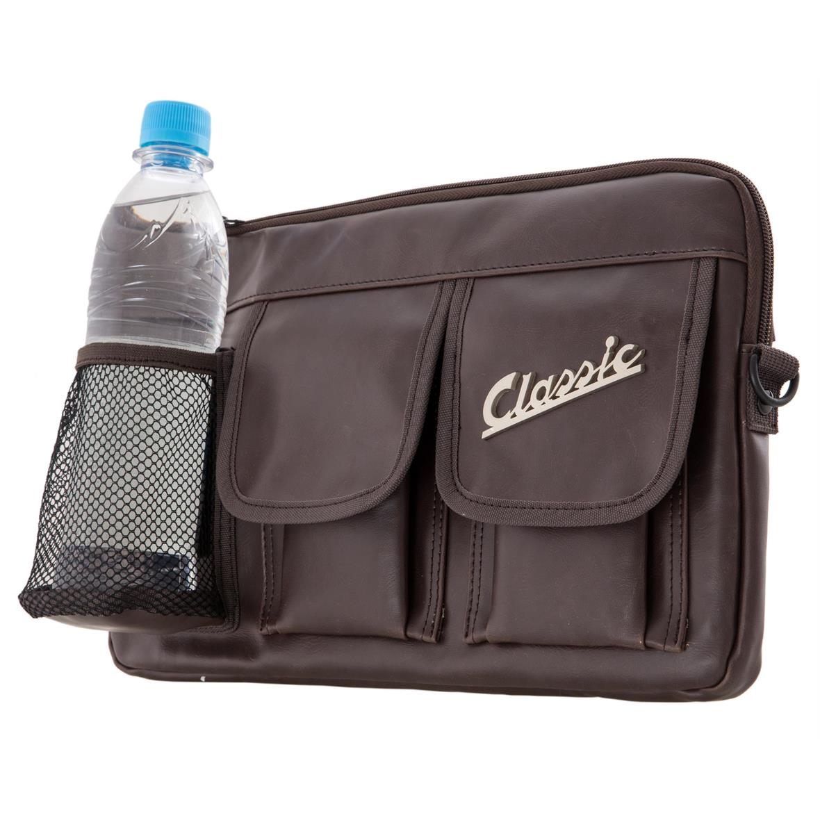 Borsa "Classic" per bagagliaio/portaoggetti Vespa - marrone, similpelle