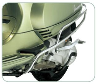 Barre laterali originali cromate Vespa LX/LXV