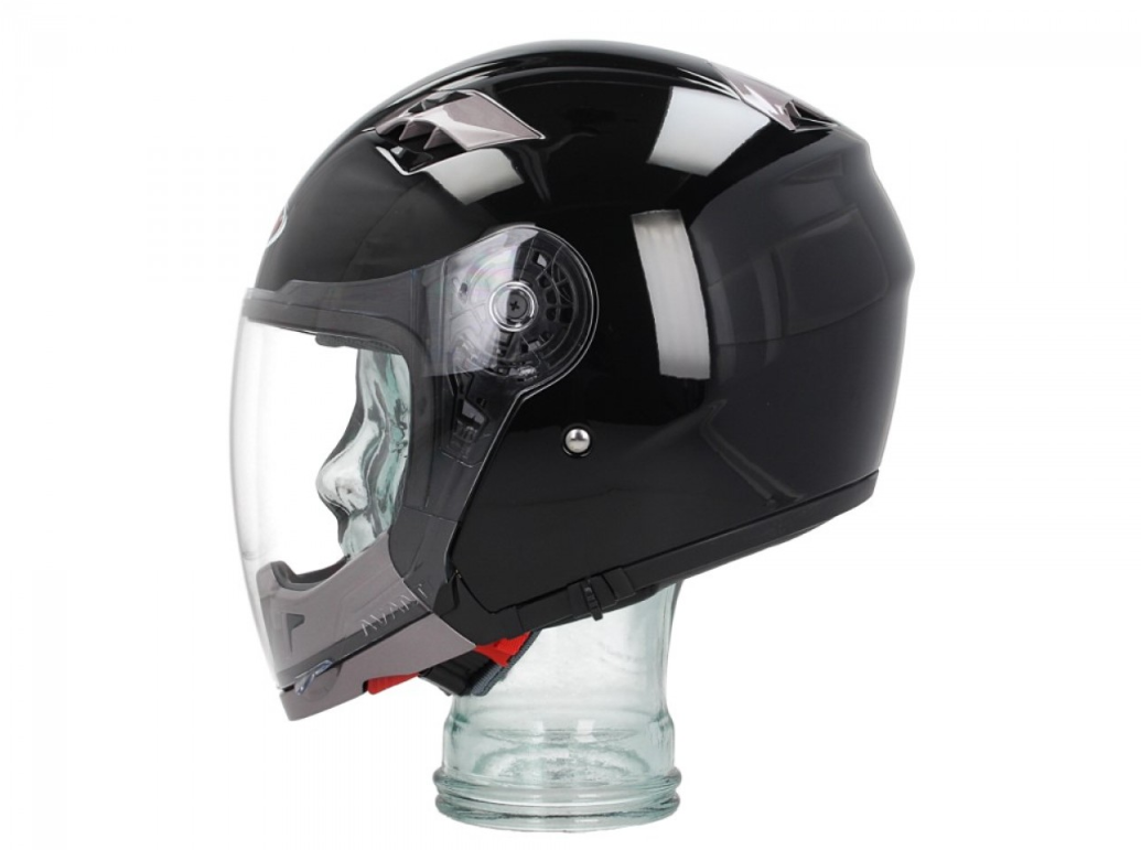 Casco modulare Shiro, SH414, sistema, nero