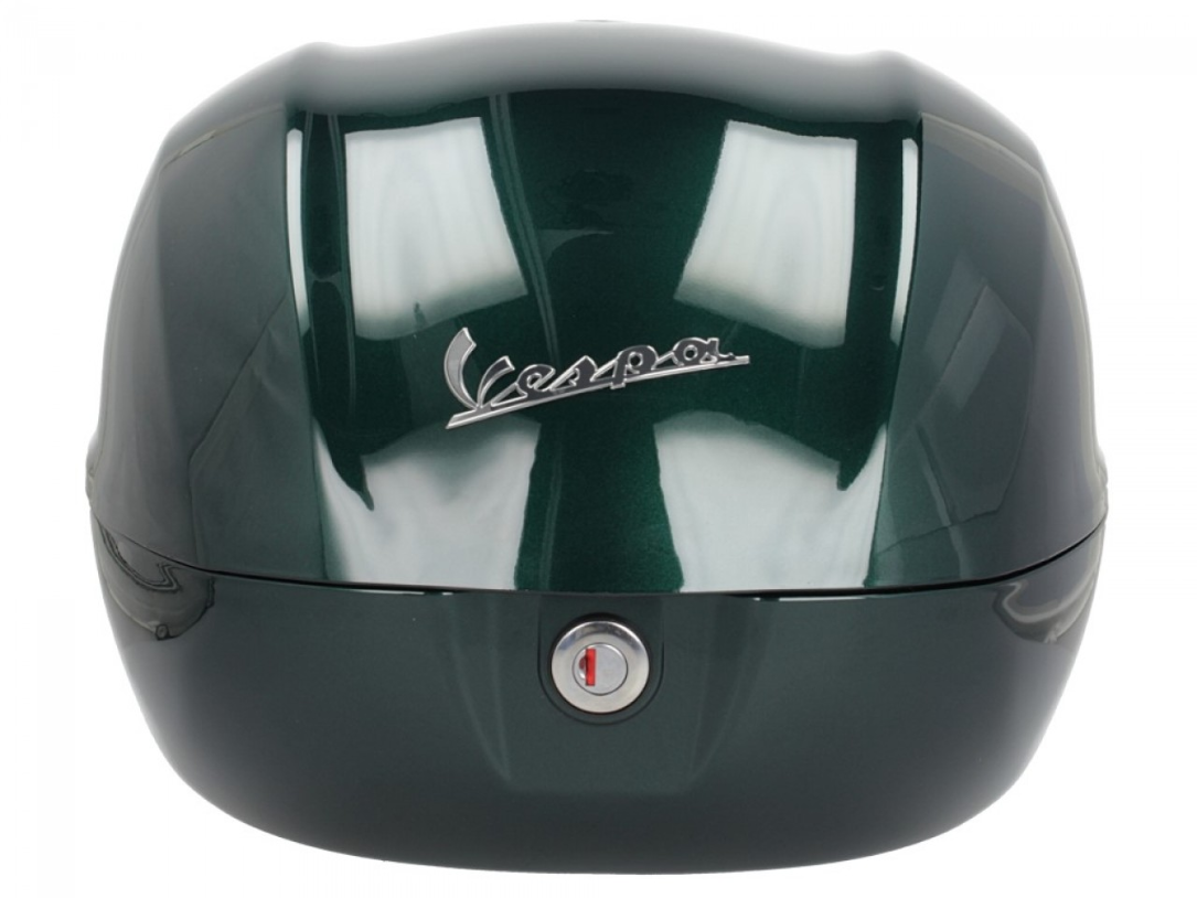Bauletto originale 32 l. per Vespa Primavera / Sprint / GTS Racing anni '60 Verde Bosco 349/A