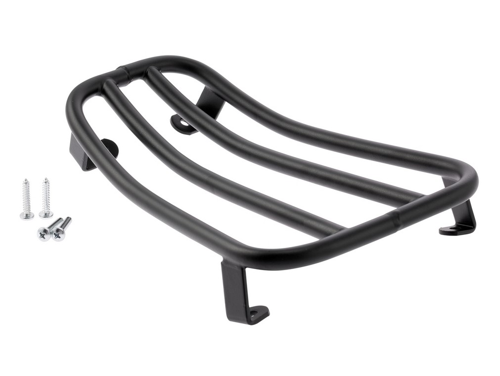 Portapacchi per Vespa GTS/​GTS Super/​GTV/​GT 60/​GT L 125-300ccm 4T LC, nero opaco