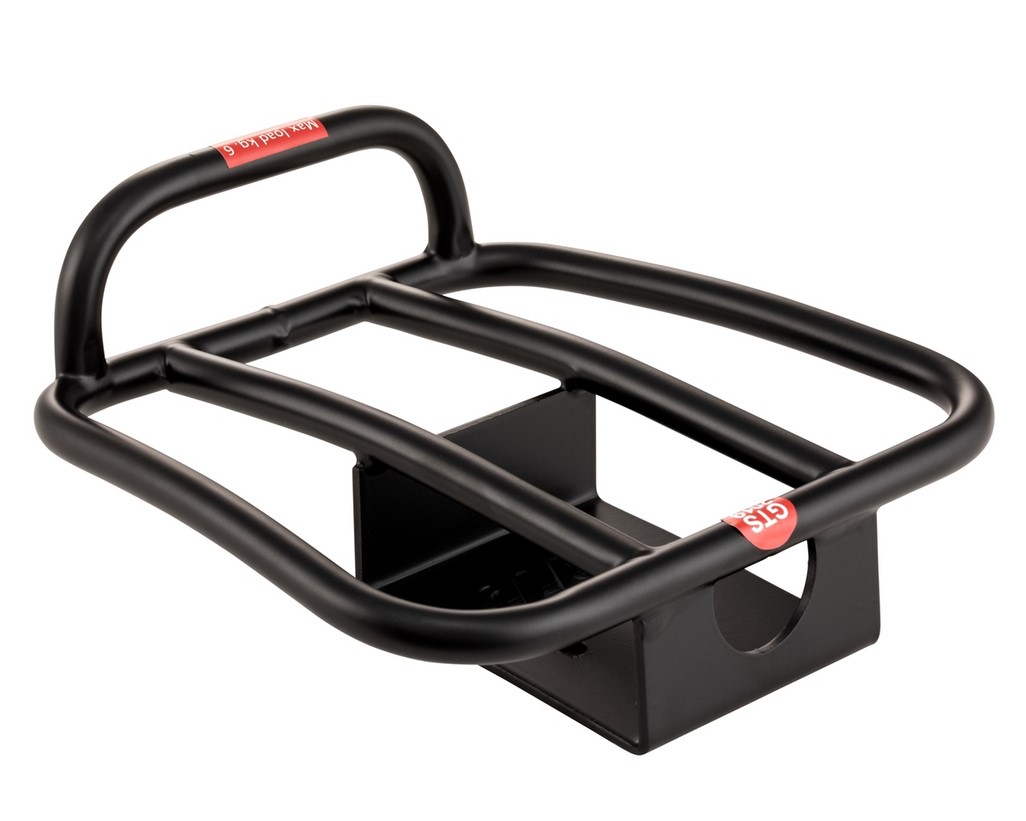 Portapacchi posteriore anni '70 per Vespa GTS /​ GTS Super HPE 125-300 ('19-), nero opaco