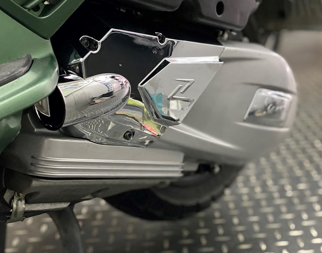Coperchio presa d'aria, coperchio Vario per Vespa Primavera/​Sprint/​GTS/​GTS Super, cromato