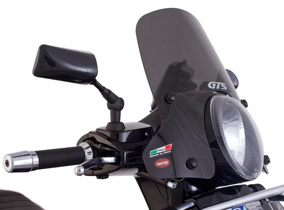 Parabrezza a mezza altezza per Vespa GTS/GTS Super/GT/GT L 125-300cc, colorato