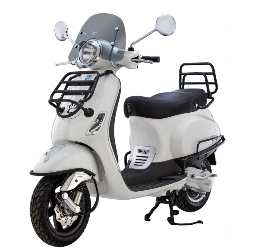 Coperchio laterale per Vespa LX/LXV/S 50-150cc, nero