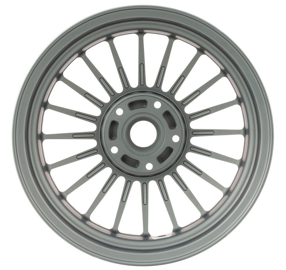 Cerchio Sport Classic anteriore/posteriore per Vespa GTS/​GTS Super/​GTV/​GT/​946 125-300ccm, grigio opaco