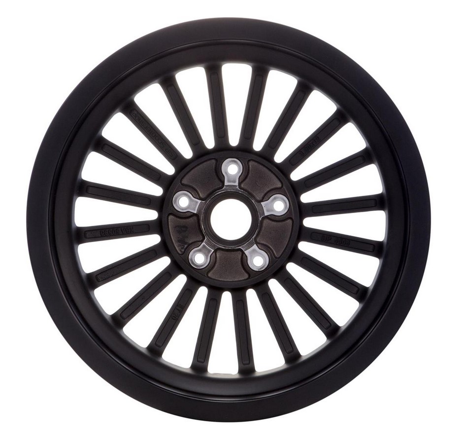 Cerchio anteriore/posteriore per Vespa GTS/​GTS Super/​GTV/​GT 60/​GT/​GT L 125-300ccm, nero opaco