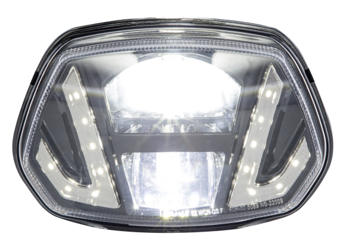Faro anteriore LED "Black Edition" per Vespa Sprint 50-150ccm 2T/​4T ('13-'18)