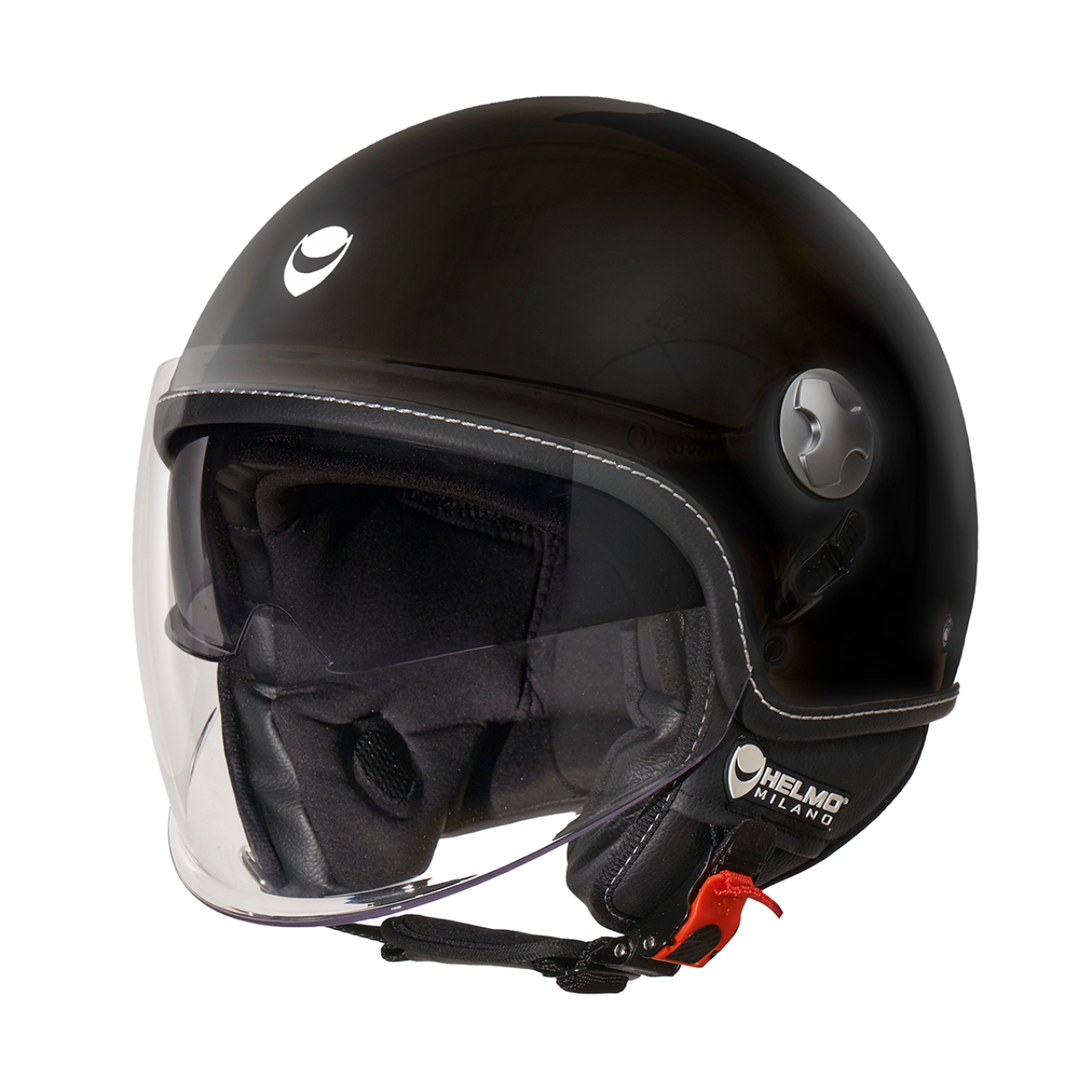 Helmo Milano Demi Jet Eos nero lucido
