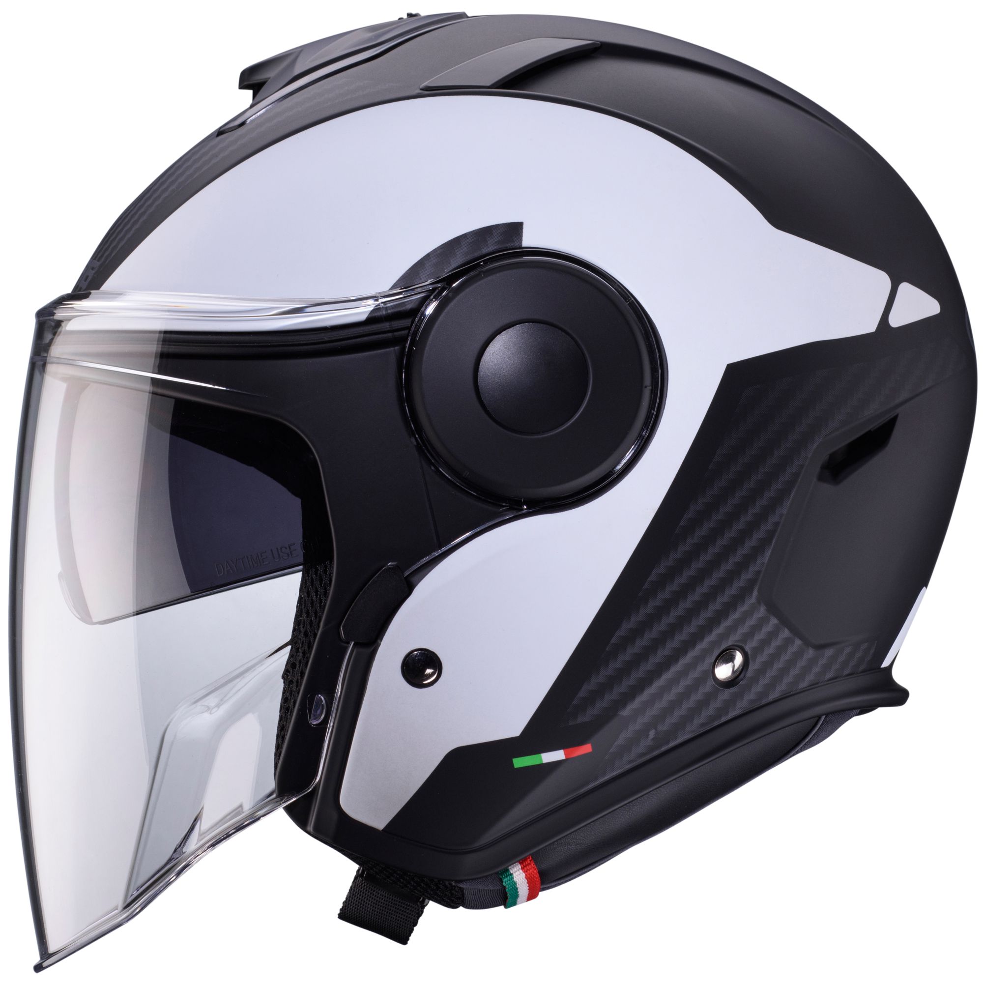 Casco Caberg Soho Milano nero/bianco opaco