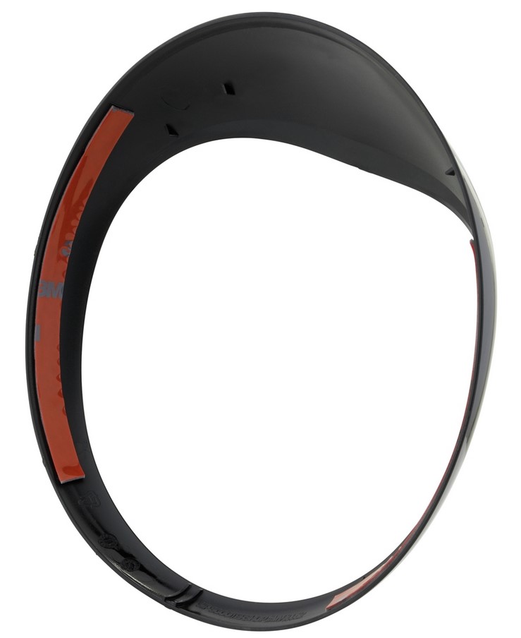 Anello faro per Vespa GTS/​GTS Super/​GT/​GT L 125-300ccm, nero lucido
